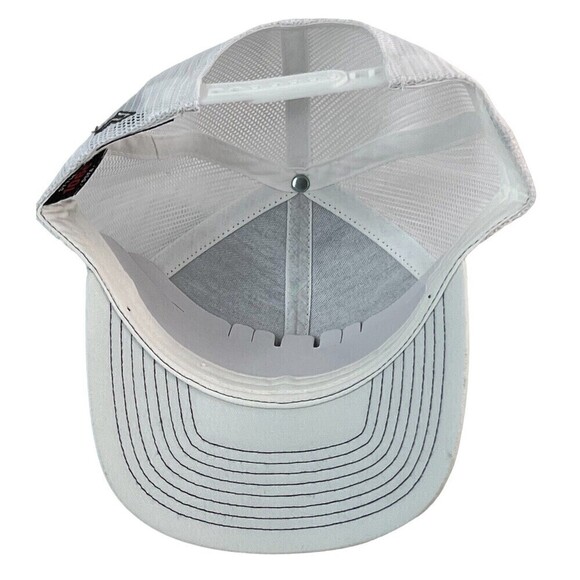 New Pacific Headwear Aggressive Heather Trucker Curved Snapback Cap 106C - Picture 6 of 7